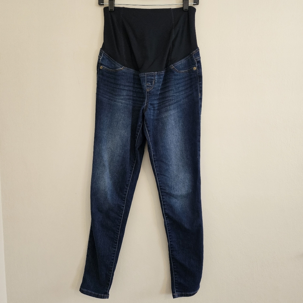 Isabel Maternity By Ingrid Isabel Women's Blue Skinny Jeans Fair Trade Sz 4/27R